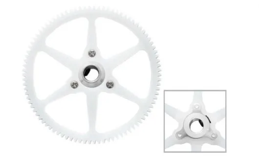 Rakonheli Hauptzahnrad Delrin 90 Zähne in silber für Blade 120S und 120S2