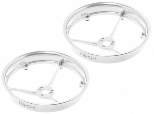 Rakonheli Propellerschutz aus Aluminium in silber für Blade Inductrix 200