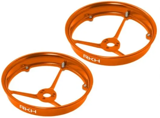 Rakonheli Propellerschutz aus Aluminium in orange für Blade Inductrix 200