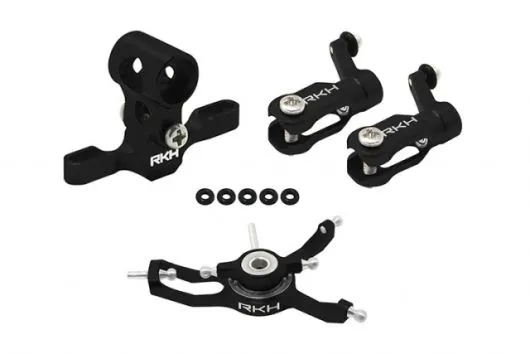 Rakonheli Hauptrotorkopf Set in schwarz für Blade Nano CPX, Nano CPS, Nano S2 und Nano S3