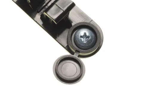 Kufenhalterung für die Wand und den Transport für 8mm Kufen in schwarz