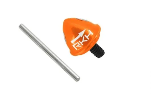 Rakonheli Heckrotorblatthalter aus Aluminium in orange für Blade 130S, 150S, 200SRX, 230S V2, 235CP und 250CFX