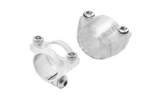 Rakonheli Ersatz Heckrohrhalter Aluminium für RKH Hauptrahmen in silber für Blade 230S