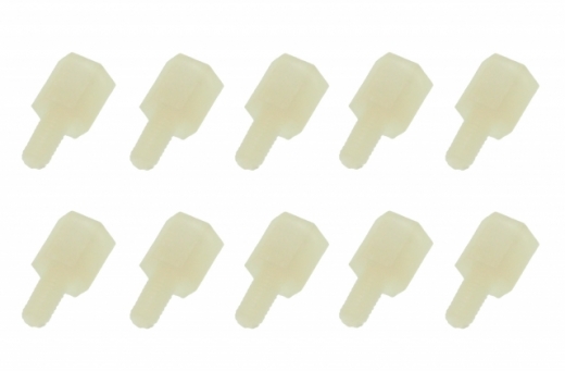 Nylon Abstandshalter M3 6mm 10Stück
