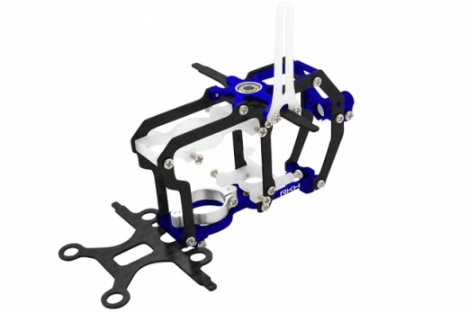Rakonheli Hauptrahmen aus Carbon in blau für Blade Nano CPs