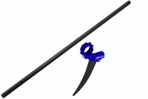 Rakonheli Heckrohr mit Motorhalterung und Finne in blau für Blade Nano CPS, Nano S2 und Nano S3