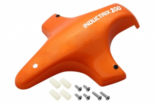 Rakonheli Tuning Haube aus Fiberglas in orange für Blade Inductrix 200