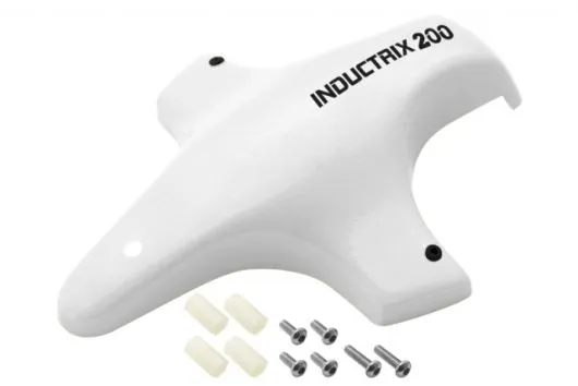 Rakonheli Tuning Haube aus Fiberglas in weiß für Blade Inductrix 200