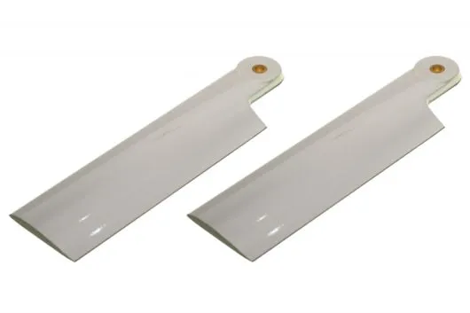 HeliTec der Blattschmied Scale Heckrotorblätter 2Blatt in weiß 95mm