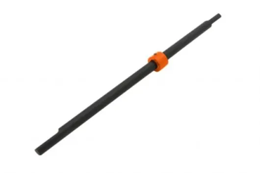 Rakonheli Hauptrotorwelle Carbon und Aluminium Stellring orange für Blade Nano CPX, Nano CPS, Nano S2 und Nano S3
