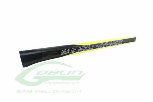 SAB Goblin Heckrohr aus Carbon Gelb für 650 Black Thunder