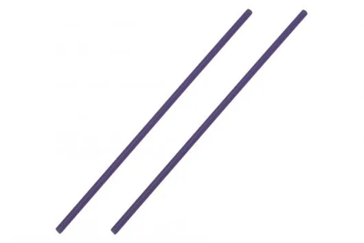 Antennenrohr 15cm 2Stück in violett