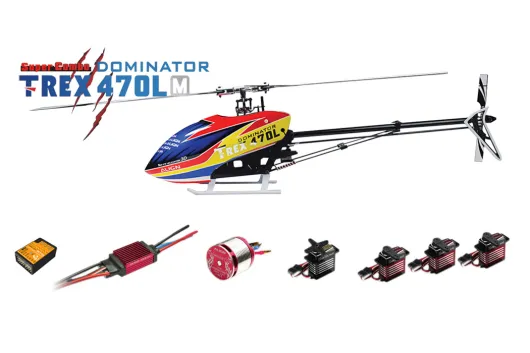 Align T-REX 470LM Dominator Super Combo 6S Metal Edition mit Riemenantrieb