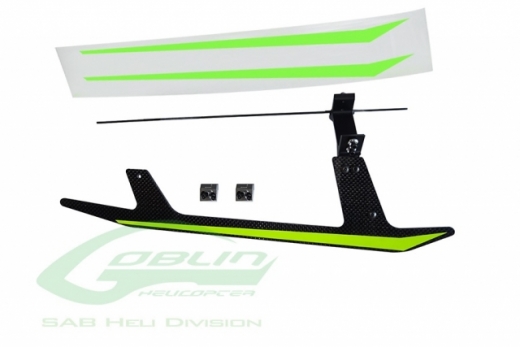 SAB Goblin Landegestell Set aus Carbon mit Stickern für Black Thunder