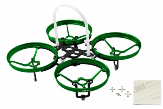 Rakonheli 7mm Motoren Tuning Rahmen aus carbon in grün für Blade Inductrix