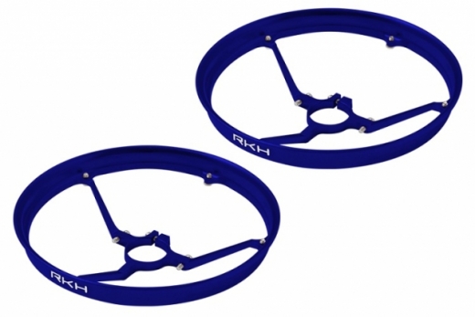 Rakonheli 7mm Motor Rahmen Propellerschützer in blau für Blade Inductrix