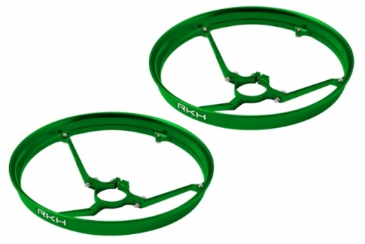 Rakonheli 7mm Motor Rahmen Propellerschützer in grün für Blade Inductrix