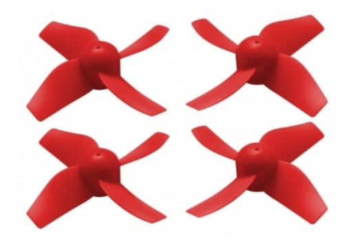 Rakonheli Propellerset in rot 4Stück für Blade Inductrix