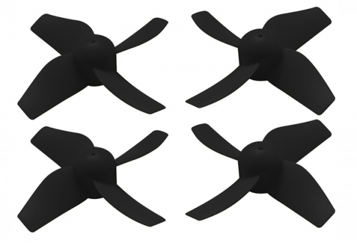 Rakonheli Propellerset in schwarz 4Stück für Blade Inductrix