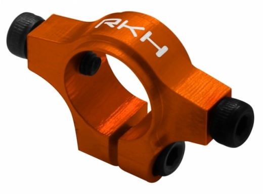 Rakonheli Heckstrebenhalter Aluminium in orange für Blade 250CFX