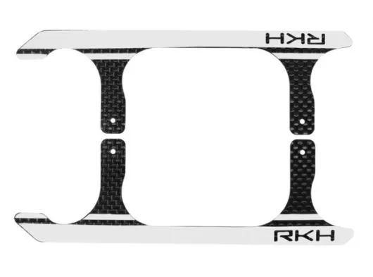 Rakonheli Landegestell Ersatzkufen in silber für Blade 250CFX