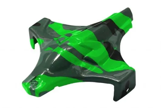 Rakonheli Haube in grüner camouflage Optik für Blade Inductrix