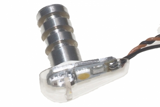 Unilight Dual LED Positions und Blitzlicht, kurz, 7mm, 3Wx2 in weiß rot
