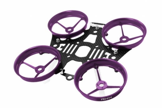 Rakonheli Tuning Rahmen aus carbon in violet für Blade Inductrix 200