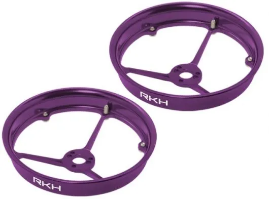 Rakonheli Propellerschutz aus Aluminium in violet für Blade Inductrix 200