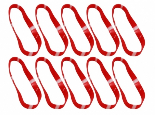 Rakonheli Akkubefästigungsbänder in rot für den Tuningrahmen V2 für Blade NQX2