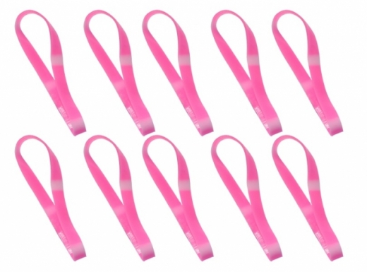 Rakonheli Akkubefästigungsbänder in pink für den Tuningrahmen V2 für Blade NQX2