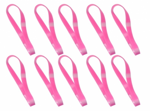 Rakonheli Akkubefestigungsbänder in pink für Tuningrahmen V2 für Blade NQX2
