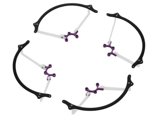 Rakonheli Propellerschützer in violet für Tuningrahmen V2 für Blade Nano QX2
