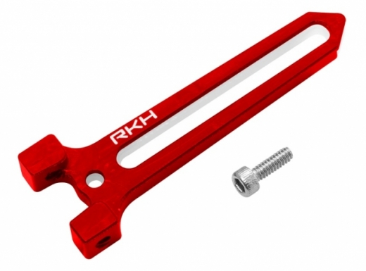 Rakonheli Taumelscheibenführungs-Set Alu in rot für Blade 200S/200SRX