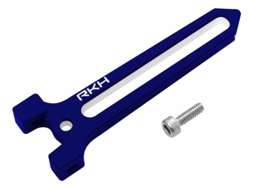 Rakonheli Taumelscheibenführungs Set aus Aluminium in blau für Blade 200S/200SRX