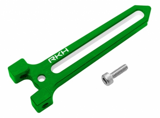Rakonheli Taumelscheibenführungs Set aus Aluminium in grün für Blade 200S/200SRX