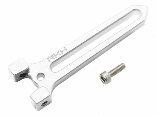Rakonheli Taumelscheibenführungs Set aus Aluminium in silber für Blade 200S/200SRX