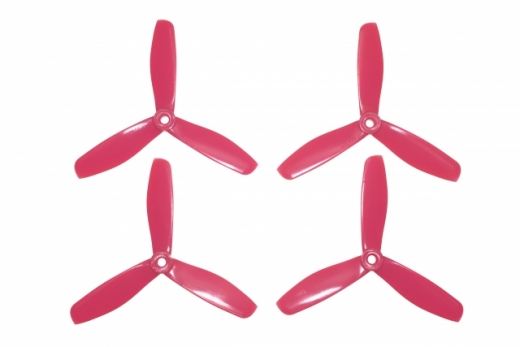 HQ Dreiblatt Propeller Durable Props V2 Glasfaser verstärkt in pink 5x4,5x3 je