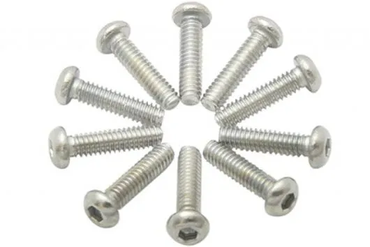 Linsenkopfschrauben Sechskant M2x8 10Stück