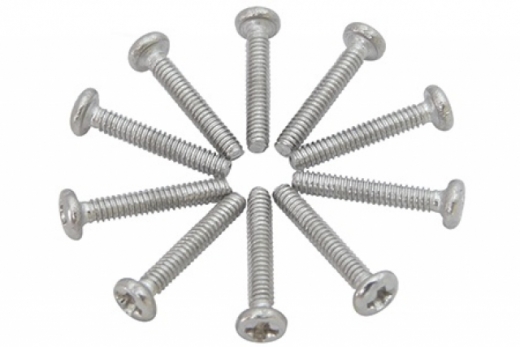 Rundkopf (Pan-Head) Schraube mit Phillips Kreuzschlitz metrisch M1,6x10mm