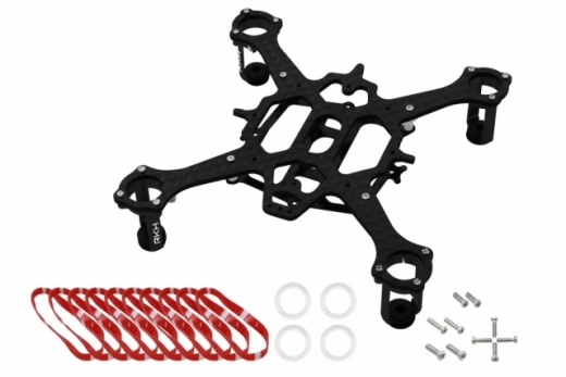 Rakonheli 90mm carbon Hauptrahmen für 8,5mm Motoren RKH 90RQX in schwarz