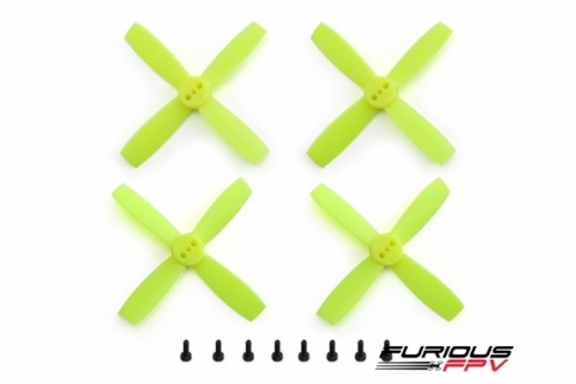 Furious FPV High Performance Propeller 2035-4 in gelb 4 Stück je 2x cw und ccw