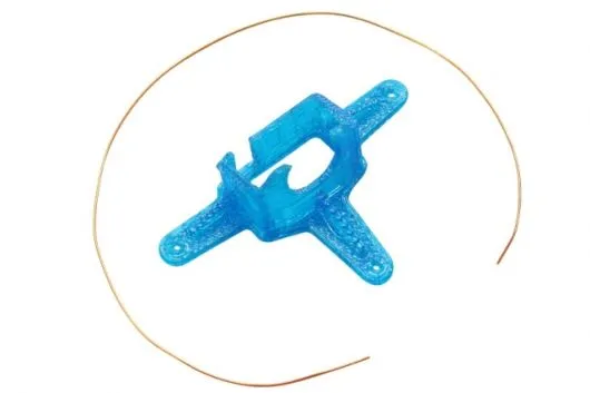 Rakonheli Kamerahalterung mit 10° Neigungswinkel in blau für Blade Inductrix FPV