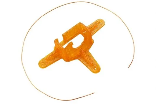 Rakonheli Kamerahalterung mit 10° Neigungswinkel in oran für Blade Inductrix FPV