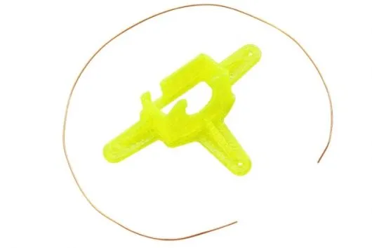 Rakonheli Kamerahalterung mit 10° Neigungswinkel in gelb für Blade Inductrix FPV