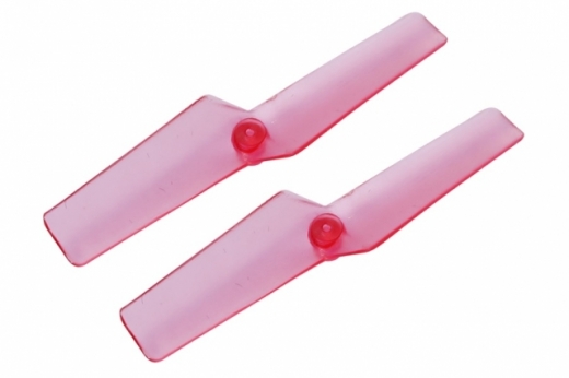 Rakonheli Heckrotorblätter in transparentem rot für Blade Nano CPX, Nano CPS, Nano S2, Nano S3, mCPS, mCPX und msRS
