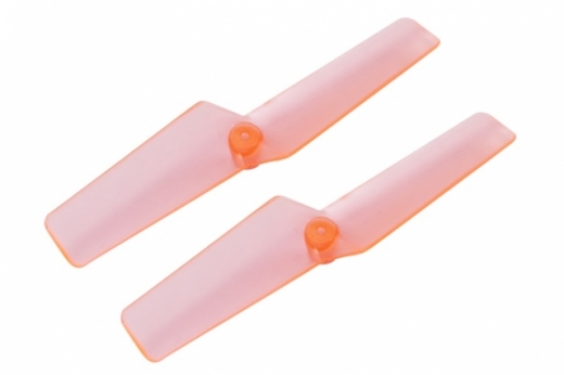 Rakonheli Heckrotorblätter in transparentem orange für Blade Nano CPX, Nano CPS, Nano S2, Nano S3, mCPS, mCPX und msRS
