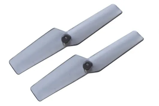 Rakonheli Heckrotorblätter in transparentem schwarz für Blade Nano CPX, Nano CPS, Nano S2, Nano S3, mCPS, mCPX und msRS