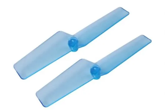 Rakonheli Heckrotorblätter in transparentem blau für Blade Nano CPX, Nano CPS, Nano S2, Nano S3, mCPS, mCPX und msRS