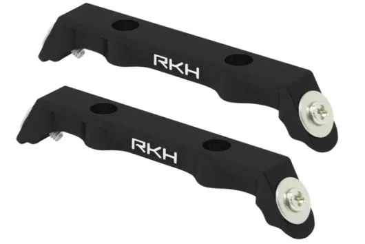 Rakonheli Ersatzlandegestellhalterung aus CNC Aluminium in schwarz für Blade 120S und 120S2